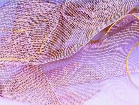 Deconet iridato H 54 x 10 Yds - Sconti per Fioristi e Aziende - intreccio filo oro