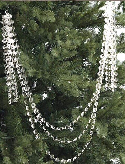 Collana di cristallo mt. 1 - Sconti per Fioristi e Aziende  - in 3 misure