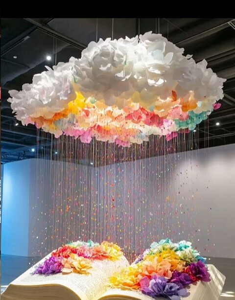 Nuvole Artificiali Sospese con Pioggia - Sconto per Fioristi e Aziende - Con o senza effetto pioggia