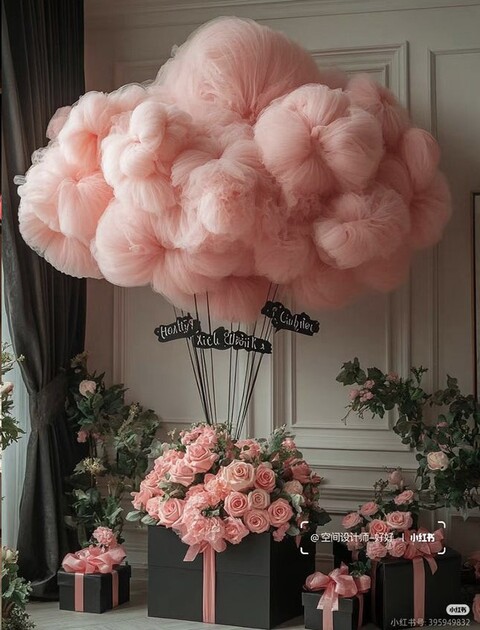 Nuvole Artificiali Sospese con Pioggia - Sconto per Fioristi e Aziende - Con o senza effetto pioggia