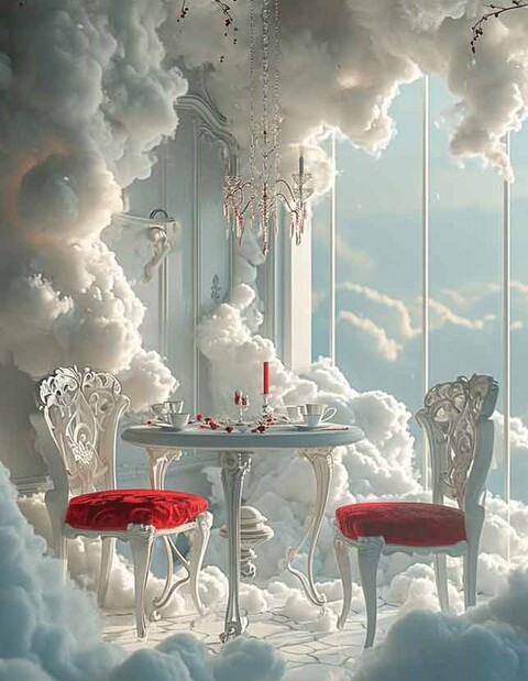 Nuvole Artificiali Sospese con Pioggia - Sconto per Fioristi e Aziende - Con o senza effetto pioggia