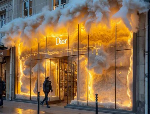 Nuvole Artificiali Sospese con Pioggia - Sconto per Fioristi e Aziende - Con o senza effetto pioggia