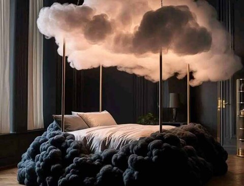 Nuvole Artificiali Sospese con Pioggia - Sconto per Fioristi e Aziende - Con o senza effetto pioggia