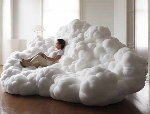 Nuvole Artificiali Sospese con Pioggia - Sconto per Fioristi e Aziende - Con o senza effetto pioggia