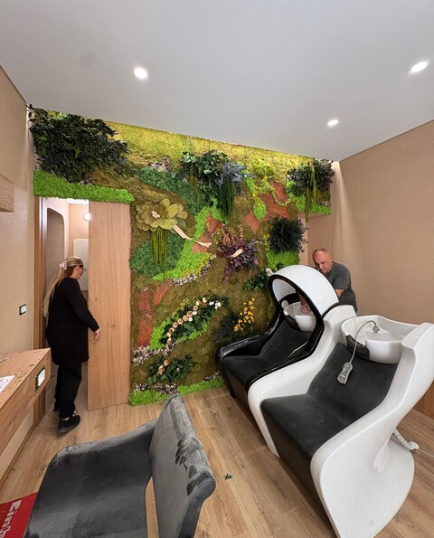 Giardini Vegetali Preservati - Adatti soltanto per interni . - Stile Barber Shop