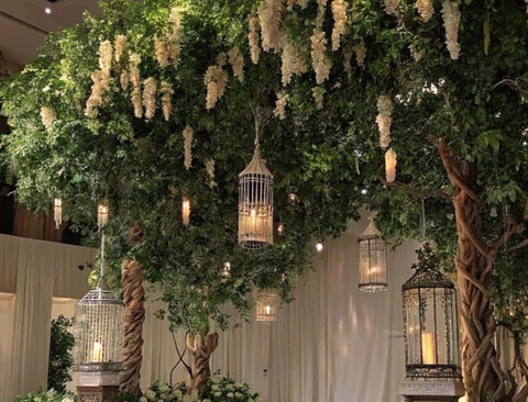 Glicine x 3  H 85 in poliester - Sconti per fioristi e aziende . - Vari colori