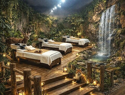 Giardino Verticale Preservato con Cascata - Sconto per Rivenditori e Aziende Fiorissima - Per interno