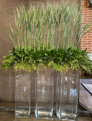 Vasi Vetro Rettangolare  con base cm. 12 x 12 altezze diverse - Sconti per Fioristi e Aziende