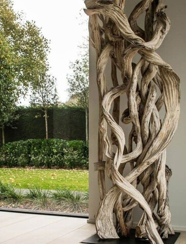 Cipo Rosca Naturale H 200  - Sconti per fioristi e Aziende - Ramo Contorto dm. 3