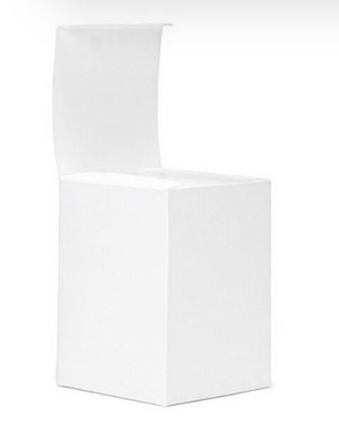 Scatola per bomboniera H 11 cm. 8 x 8  - Sconti per Fioristi e Aziende -  lino bianco pieghevole