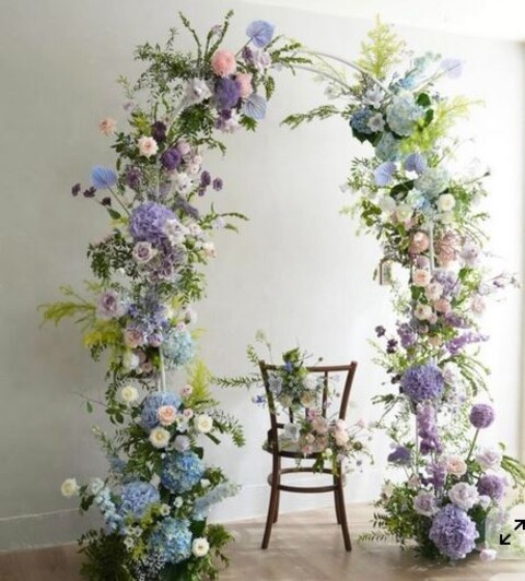 Arco Diviso per Matrimonio  Sconti per Fioristi e Aziende - - H 230 Set x 2 archi