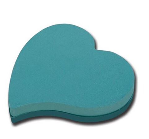Cuore di spugna cm.30 x 2 Pz  -Articolo tecnico per Fioristi - Ydro con Base in plastica