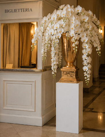 Orchidea Falenopsis H 98 - Sconti per Fioristi e Aziende . - Artificiale
