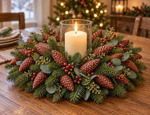 Pigne Chiuse Picea dm. 4/5  - Sconti per Fioristi e Aziende . - Conf. 1 Kg. pigne H 7/10