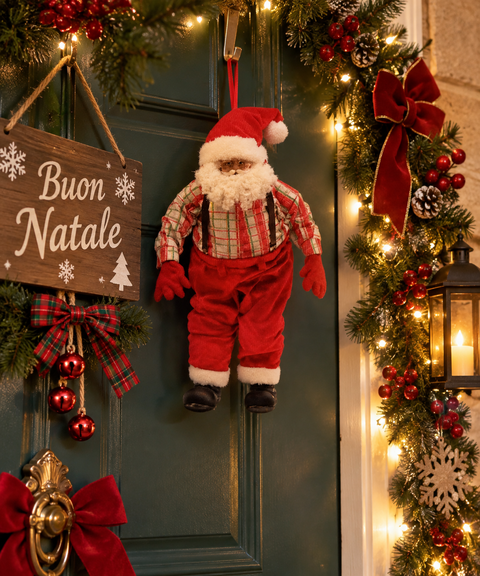 Babbo Natale Modellabile - Sconti per Fioristi e Aziende - Alto cm. 30