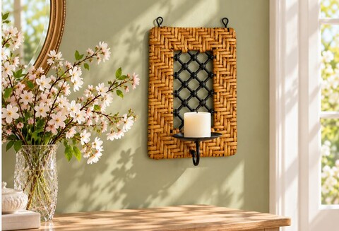 Porta Candela Peel Murale - Sconti per Fioristi e Aziende - cm. 14 x 20