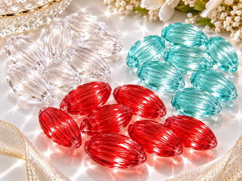 Diamante acrilico a goccia - Sconto per Fioristi e Aziende - mm 15 x 25 busta 40 pezzi