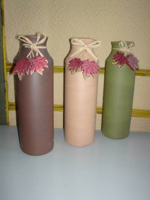 Vaso a Bottiglia H 23 in ceramica - Sconti per Fioristi e Aziende