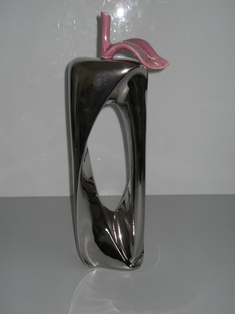 Mela Argentata Stilizzata  - Sconti per Fioristi e Aziende - Alti cm. 50 e cm. 26