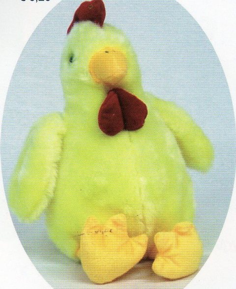Gallo peluches H 40  con cerniera - Sconti per Fioristi e Aziende