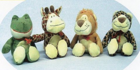 Peluches La Foresta  in 4 modelli - Sconti per Fioristi e Aziende