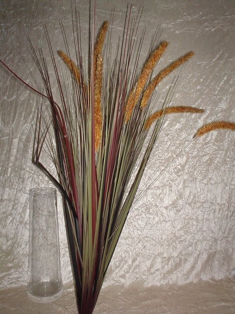 Tipha Grass x 8 in poliestere - Sconti per Fioristi e Aziende  - Artificiale