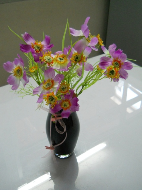 Cosmos Bouquet x 5 in poliester - Sconti per Fioristi e Aziende