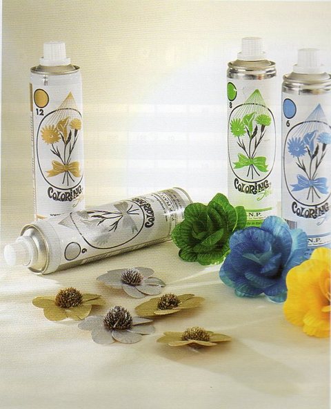Colorante spray per fiori freschi da ml.400. - Sconti per Fioristi e Aziende