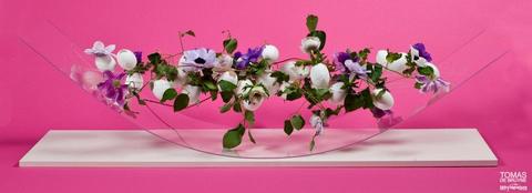 Clematis Fiorita x 3 in poliester - Sconti per Fioristi e Aziende