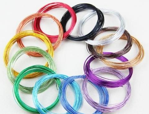 Filo Alluminio colorato mm. 1 - Sconti per Fioristi e Aziende  - Matassa da 10 metri