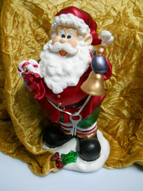 Babbo Natale Salvadanaio  alto cm.30 - Sconti per Fioristi e Aziende