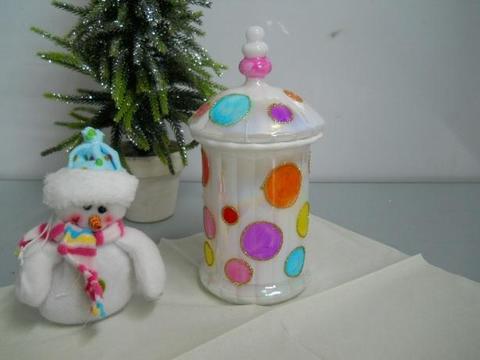 Barattolo  Sweet Candy  - Sconti per Fioristi e Aziende -  in vetro H 21