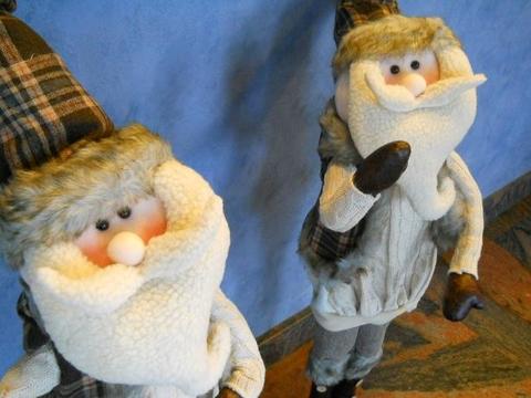 Babbo Natale Scottish   - Sconti per Fioristi e Aziende - H cm. 90