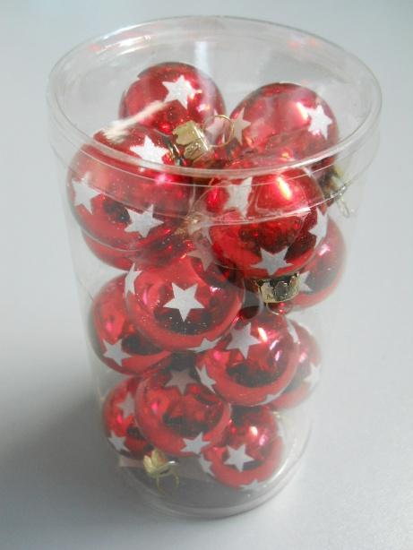 Palline di Natale dm. 3 in vetro  - Sconti per Fioristi e Aziende - Confezione da 20 palline