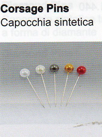 Spillone H 60 con perla  - Sconti per Fioristi e Aziende - conf. da 20