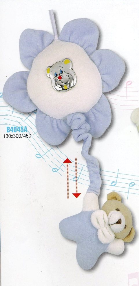 Carillon Orsetto Celeste/ESAURITO Linea Argento - Sconti per Fioristi e Aziende