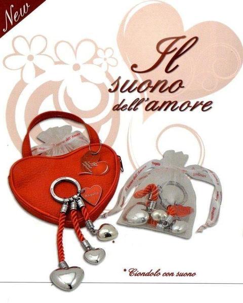 Portachiavi in argento love Articolo per S. Valentino - Sconti per Fioristi e Aziende - San Michele di Ganzaria (Catania)