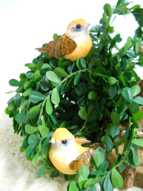 Uccellini x 12 in legno in 2 colori - Sconti per Fioristi e Aziende