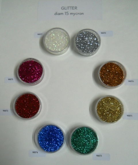 Glitter fine busta Kg. 1 - Sconti per Fioristi e Aziende - Colori diversi