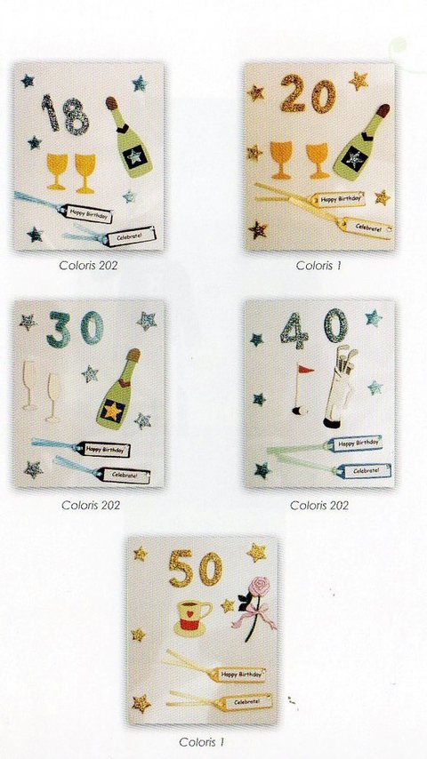 Stickers Compleanno & Anniversario cm. 10 x 12 - Sconti per Fioristi e Aziende