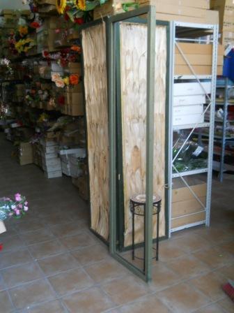 Cornice Legno H 200 cm.4x4 larga cm. 50/100/150 - Sconti per Fioristi e Aziende