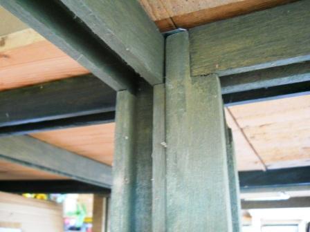 Cornice Legno H 200 cm.4x4 larga cm. 50/100/150 - Sconti per Fioristi e Aziende