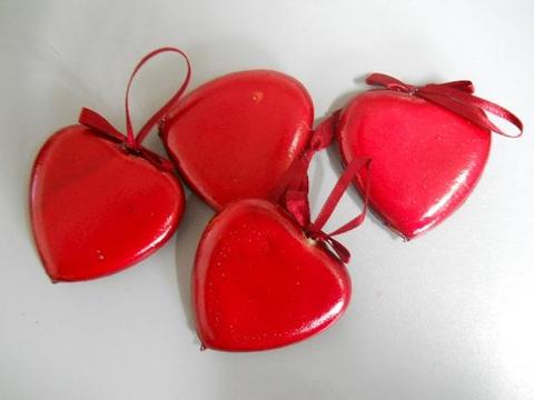 Scatola Cuore con cuori laccati in 2 misure - Sconti per Fioristi e Aziende