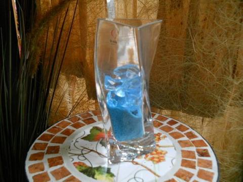 Vaso in vetro H 17 Swirl trasparente - Sconti per Fioristi e Aziende