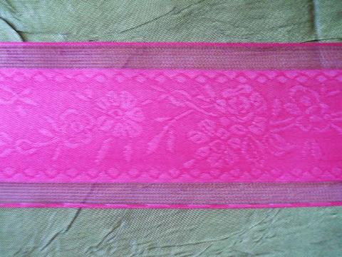 Nastro Organza Intarsiato - Sconti per Fioristi e Aziende - H 55 x 10 mt.