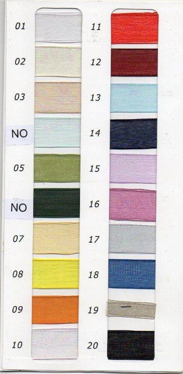 Nastro Organza H 20 mm.  - Sconti per Fioristi e Aziende - Rotolo mt. 50 tinta unita