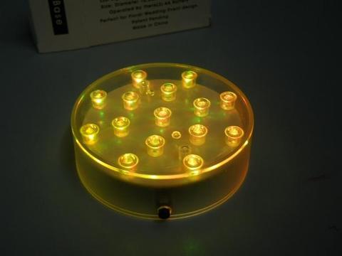 LED Light Base Ø 10 cm. a batteria - Sconti per Fioristi e Aziende