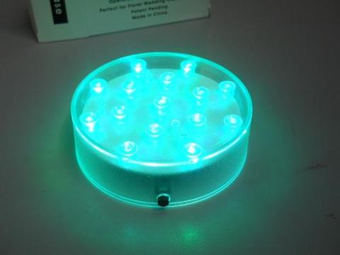 LED Light Base  Ø 10 cm. - Sconto per Fioristi e Aziende - A batteria