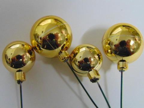 Bacche Ottone x 50 per corone d'alloro dm. 19 - 24 - Sconti per Fioristi e Aziende