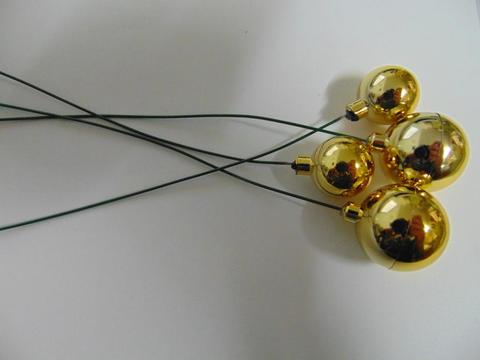Bacche Ottone x 50 per corone d'alloro dm. 19 - 24 - Sconti per Fioristi e Aziende